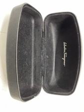 Salvatore Derragamo Black Sunglasses Clamshell Hard Case