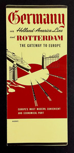 1958 Holland America Cruise Line Germany SS Rotterdam Tours VTG Travel Brochure