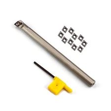 1/2" Lathe Internal Boring Bar, Right-Hand Sclcr Turning Tool Holder with 10 ...