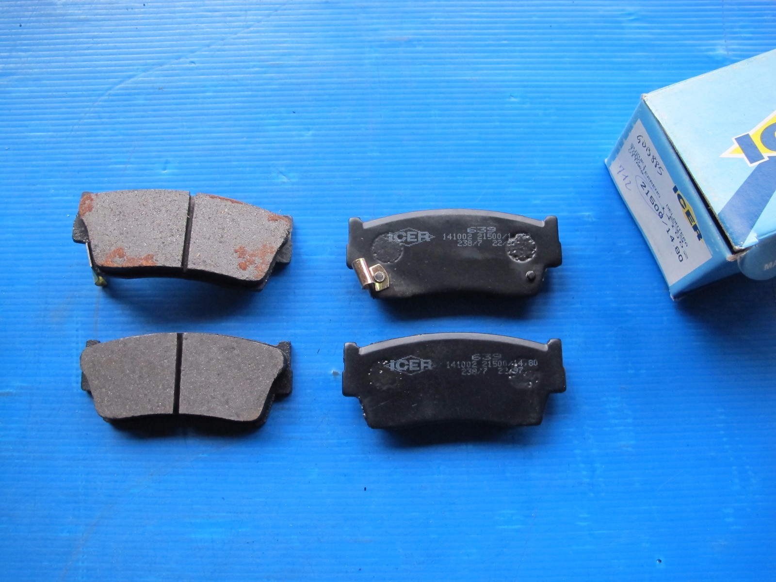 Plaquettes de freins avant Icer pour Volvo XC90 et Santana Vitara 1.6i