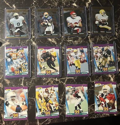 1994 SCORE NFL FOOTBALL ROOKIE, COLOR PARALLEL, COLOR ROOKIES -PICK YOUR CARD