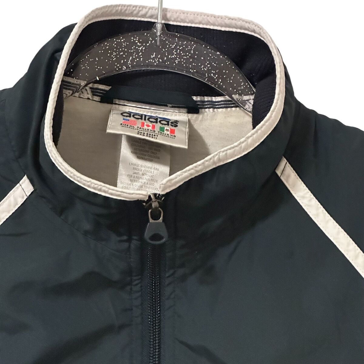 Vintage Y2K Men's Adidas Full Zip Vest Size XL Blue Pockets Vintage Y2K Men's Adidas Full Zip Vest Size XL Blue Pockets