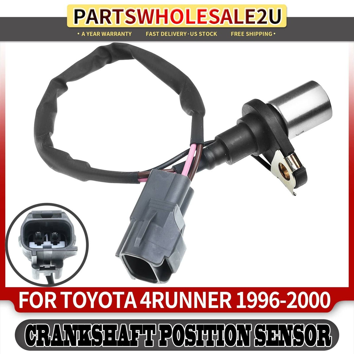 4点まとめ　R2-03020の2点　YR2-02851 CS-0338天然翡翠 Crankshaft Position Sensor for Toyota 4Runner 1996-2000 V6 3.4L