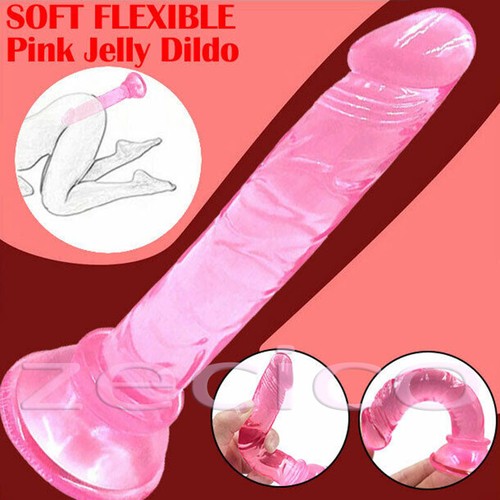 Dildo 8In Realistic Lifelike Big Real Dong Suction Cup Waterproof use Lubricants - Picture 31 of 54