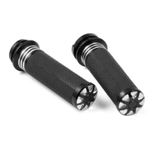 1" Electronic Throttle Hand Grips Handlebar For Harley Touring 08-up FXDLS FXSE