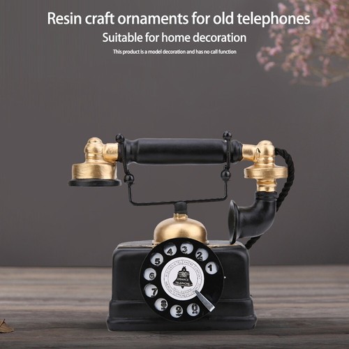 Classic Vintage Rotary Dial Phone - Retro Home Desk Decor Landline - Picture 6 of 7