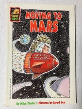Moving To Mars (Funny Firsts Series) By Mike Thaler, Pictures by Jared Lee 1996