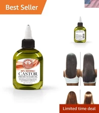 Luxurious 99% Natural Hair Oil Blend - Castor Scent 75ml for Growth & Hydration