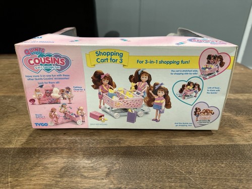 1992 Vintage TYCO Quints Cousins SHOPPING CART for 3 Dolls NIB New Sealed NRFB - Picture 3 of 6
