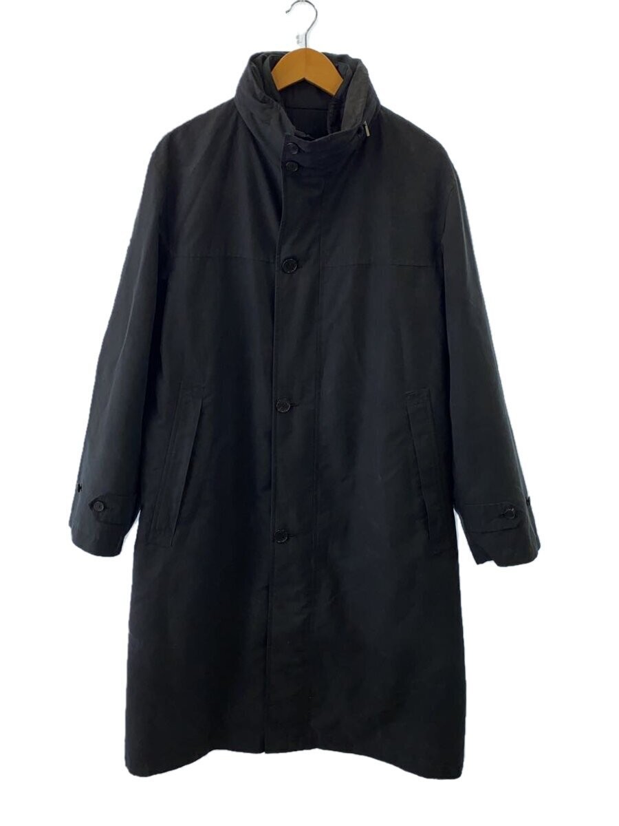 BURBERRY London Mens Black Polyester Long Sleeve Coat Size L