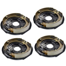 Set Of 4 New 12 X 2 Electric Trailer Brake Assembly Kit For 5200-7000 Lbs Axle Set Of 4 New 12 X 2 Electric Trailer Brake Assembly Kit For 5200-7000 Lbs Axle