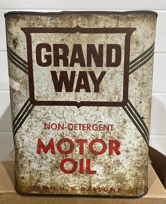Grand Way Motor Oil Can 2 Gallon East Paterson NJ