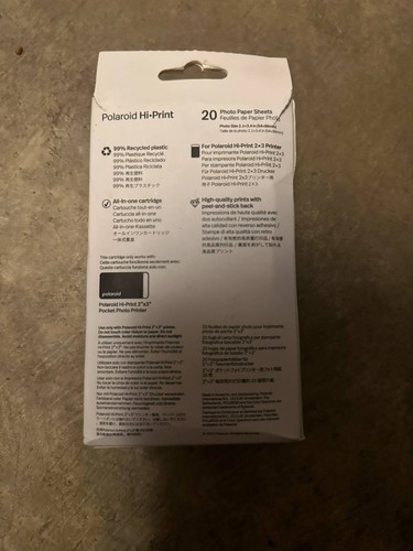 Polaroid Hi-Print 2x3 Paper Cartridge ‑ 20 sheets - Picture 4 of 4