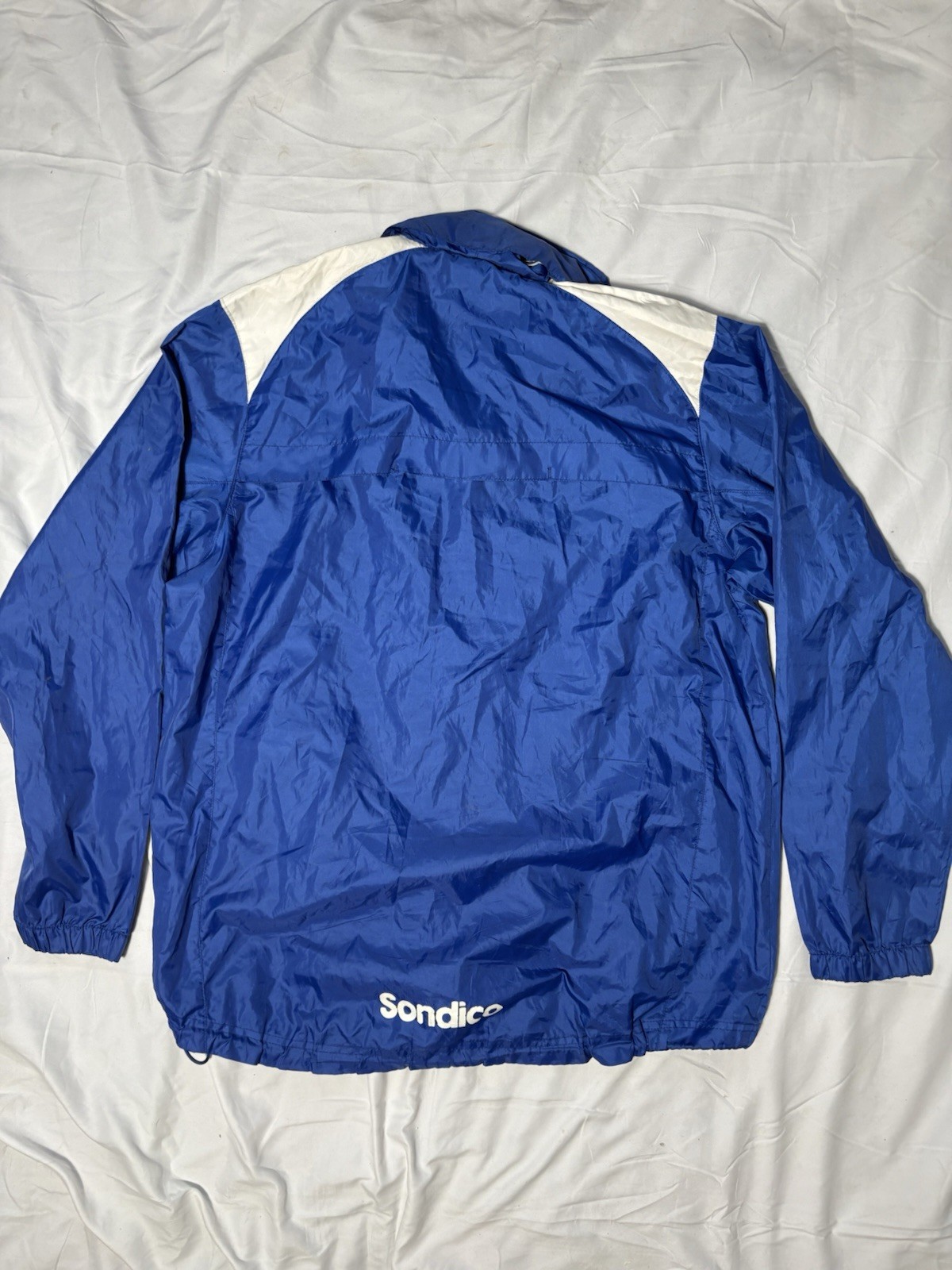 Sondico Blue Lightweight Windbreaker Jacket | Zip-Up | Medium image 2
