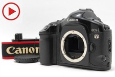 ⏯️ [Near MINT] Canon EOS 1V 1 V HS SLR 35mm Film Camera Body PB-E2 From...