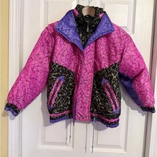 Vintage 1990  s London Fog Youth Colorblock Puffer Jacket