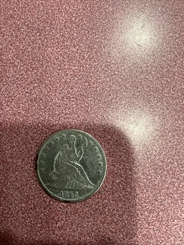 1846-O Seated Liberty Half Dollar, Variety 1, Medium Date, Drapery