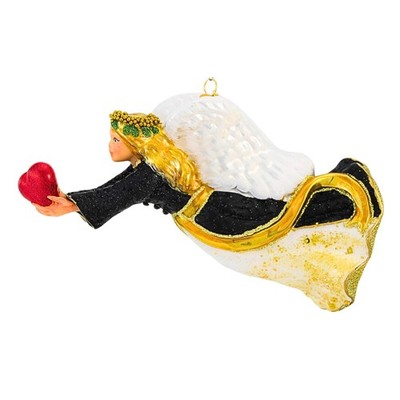 Glitter Lab Jacquard Flying Angel Tree Ornament Christmas  Holiday Celestial