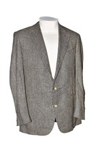 Vtg Polo Ralph Lauren 80s 90s Mens Sport Coat Wool Blazer Jacket 42L Made USA