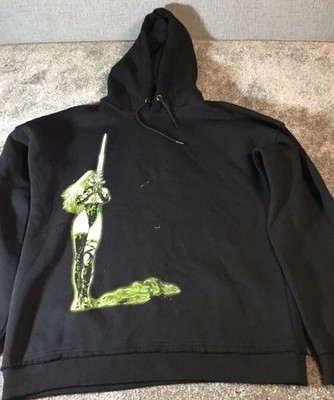 Drop Dead Herren Hoodie schwarz-grün Visitation Tour Gr. M