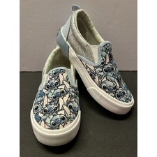 Disney GroundUp Little Kid Lilo Stitch Slip-On Sneaker Shoe w Glitter Size 13