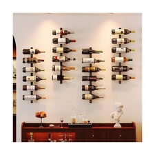 12 Bottle Wall-Mounted Wine Rack, Detachable Storage Organizer ... FAST USA SHIP