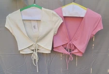 Love Tree Sz M Cut Out Tie Front Top White (NWT) and Pink (Worn Once)