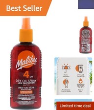 Shea Butter SPF 4 Water-Resistant Dry Oil Sun Spray – 200ml Easy Application 44.95 per litre