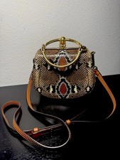 Chloé Nile Small Python Print Crossbody Bag ...