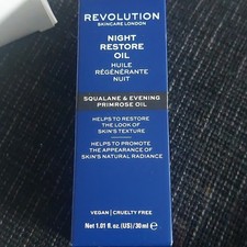 New makeup revolution night restore oil