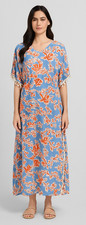 Kaftan Dress Beach Cover Boho Gown Hippie Women Plus Size Tunic Top US ST KF004