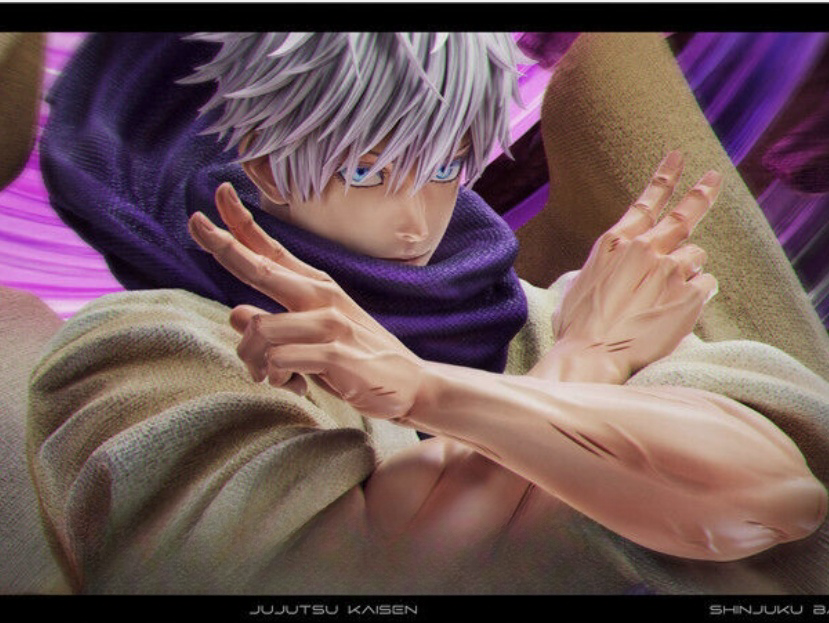 ZanyJoke Studio Jujutsu Kaisen Satoru Gojo Statue 1/6 Scale H65cm