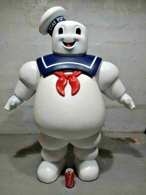 STAY PUFT MARSHMALLOW MAN GHOSTBUSTERS custom LIFE SIZE statue fan art FINET