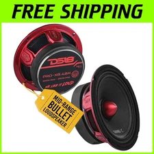 6.5" Red Aluminum Bullet Loudspeakers