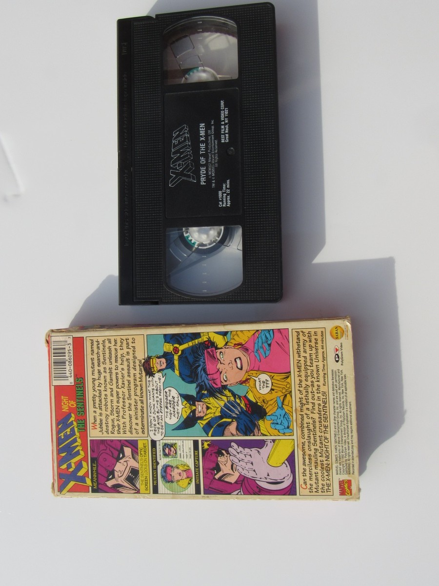 X-Men Pryde of the X-Men VHS Tape (1989 Pilot Episode) - Marvel