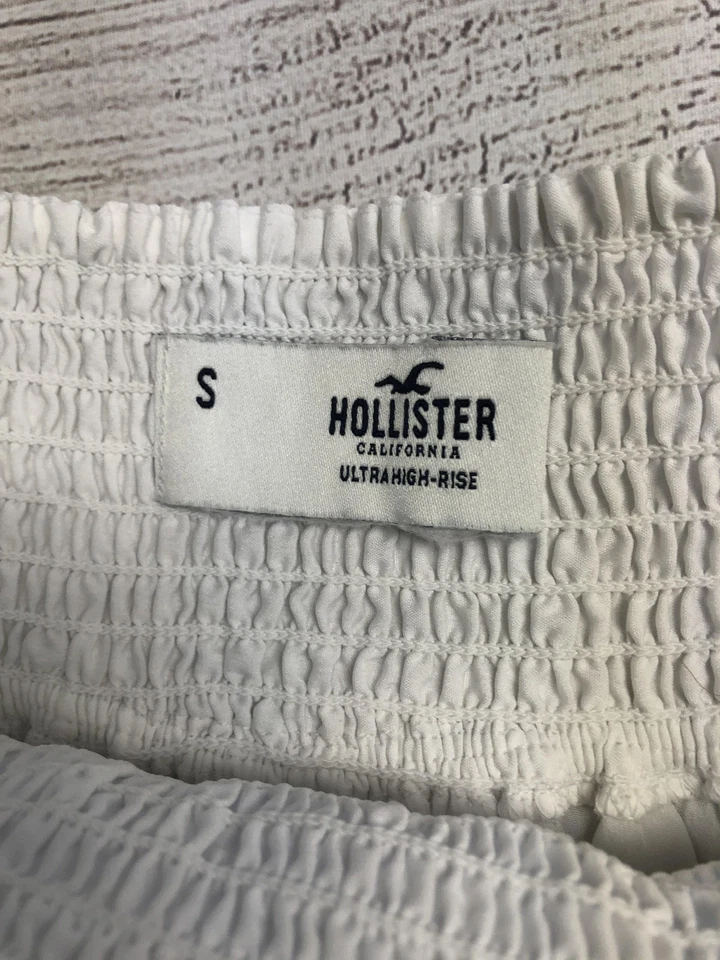 Falda Hollister Juvenil Pequeña Ultra Alto Tiro Encaje En Niveles Volantes En Capas Boho Foto 2 de 4