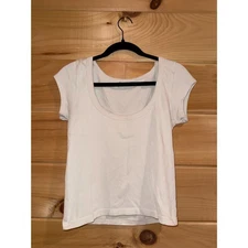 Women's Scoop Neck Beige Top