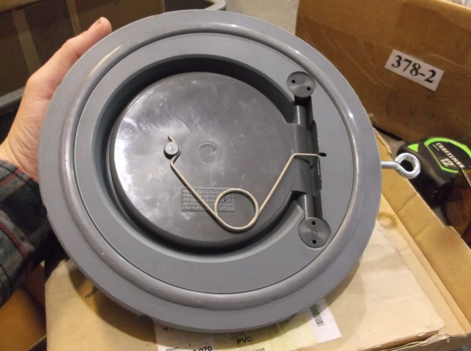 NIB GEORG FISCHER 161.369.070 WAFER CHECK VALVE PVC 6" (849) - Image 3 of 4