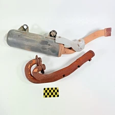 2003–2007 Polaris Predator 500 OEM Exhaust Muffler & Head Pipe Header 1261438