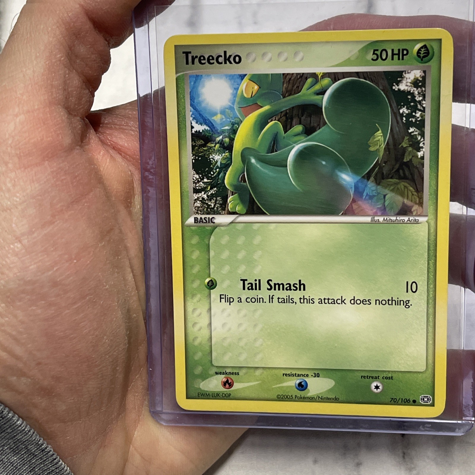 Pokémon TCG Treecko EX Emerald 70/106 Regular Common NM Near Mint Pokemon Card