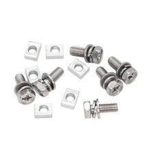 6-Pack M6 x16mm Stainless Steel Motorcycle Battery Terminal Bolt  Nut Kit