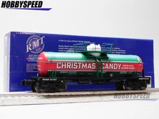 READY MADE TRAINS CHRISTMAS CANDY SINGLE DOME TANK CAR santa RMT968504 NEW
