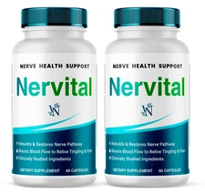 Nervital Nerve Health and Blood Health Support Dietary Supplement 120 Capsules
