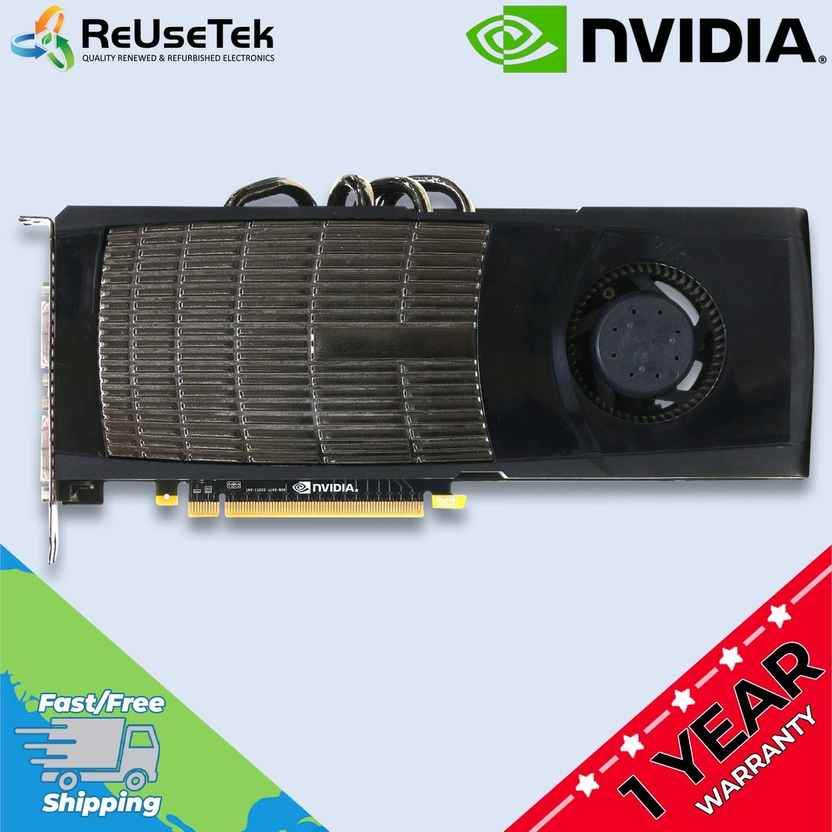 NVIDIA GeForce GTX 480 GDDR5 PCI-E Graphics Card x2 DVI