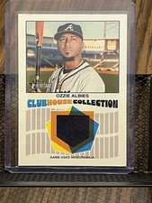 OZZIE ALBIES 2026 TOPPS HERITAGE CLUBHOUSE COLLECTION BRAVES JERSEY PATCH RELIC!