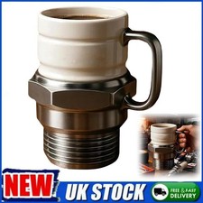 New Uk Spark Plug Mug, Engine Spark Plug Design, Novelty Coffee Mug