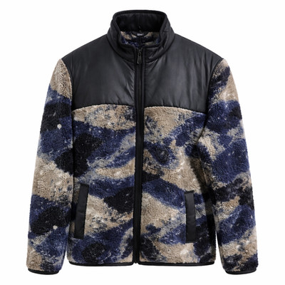BARBOUR INTERNATIONAL Herren Fleecejacke Camo Drafthouse MFL0197BL71 Blau