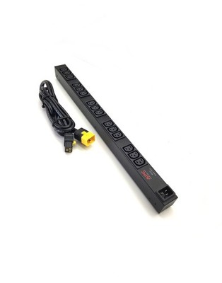 APC BASIC RACK PDU AP9572 ZERO U 16A 208/230V POWER DISTRITION STRIP TESTED WORK