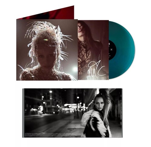 MILEY CYRUS Something Beautiful - SIGNED Exclusive Vinyl (Sea Blue) - Picture 2 of 2