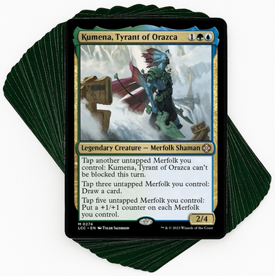 Custom Commander Deck*** Kumena, Tyrant of Orazca - Merfolk - EDH MTG Magic  | eBay